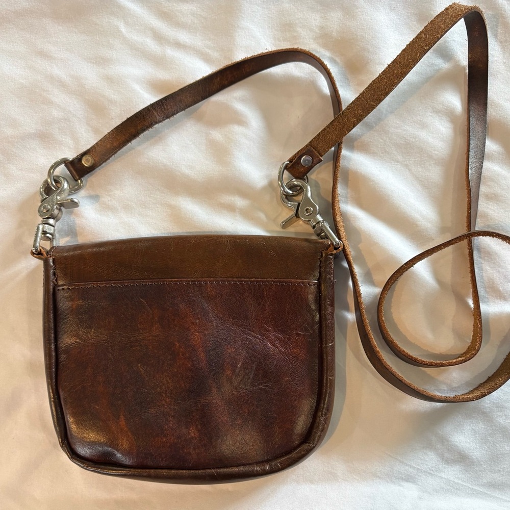 Harley-Davidson Brown Leather Crossbody Bag - Picture 2 of 3